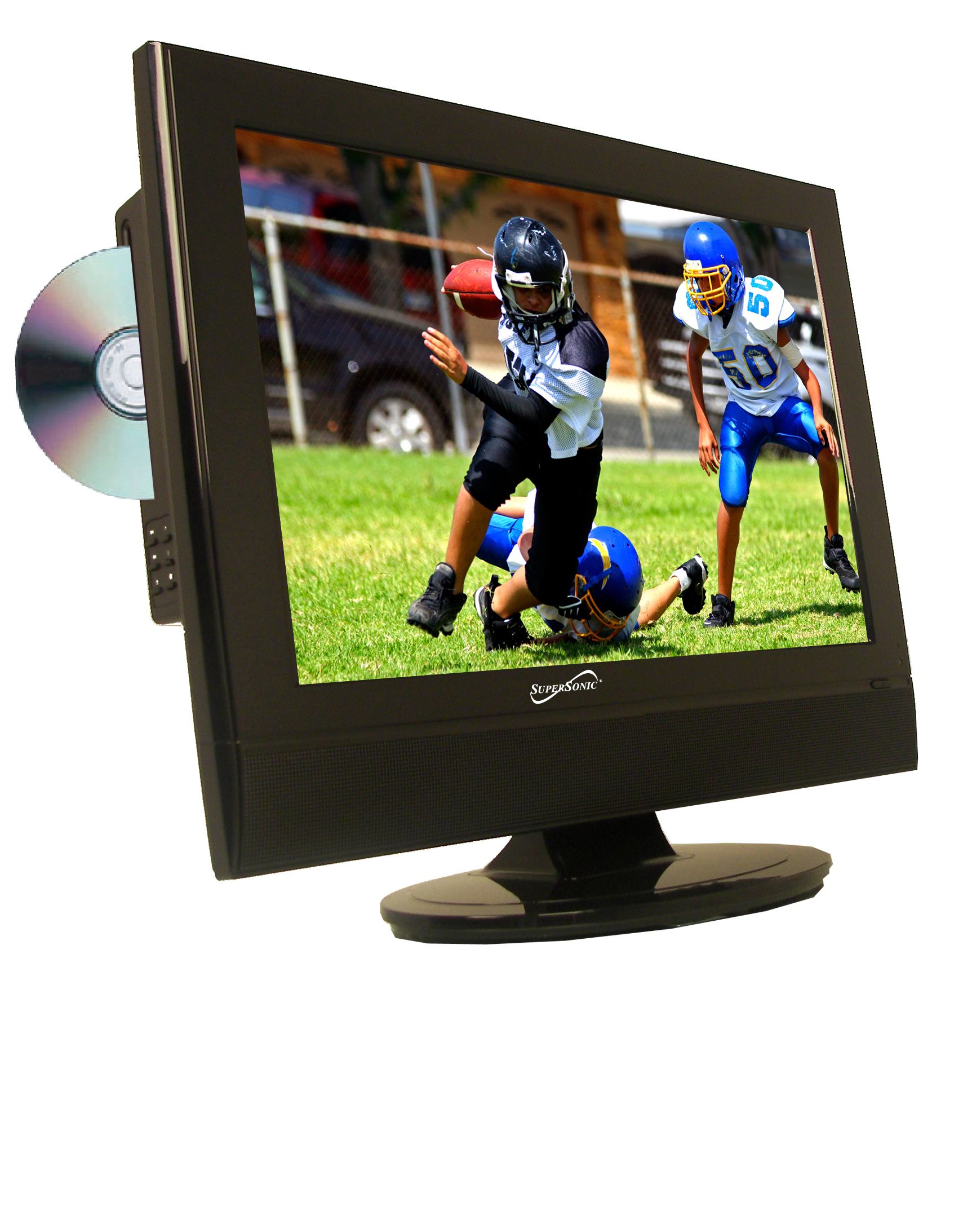Supersonic 15.4" 12 Volt TV, DVD Player Free shipping